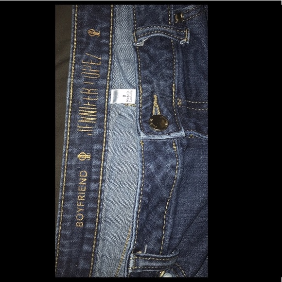 Dark blue boyfriend ripped jeans women’s size 8 - Picture 4 of 4